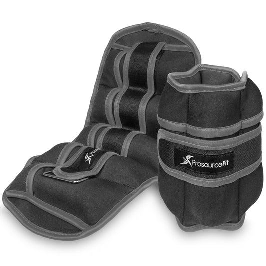 Adjustable Ankle Weight Set of 2-15 Lb, 10 Lb, & 7 Lb